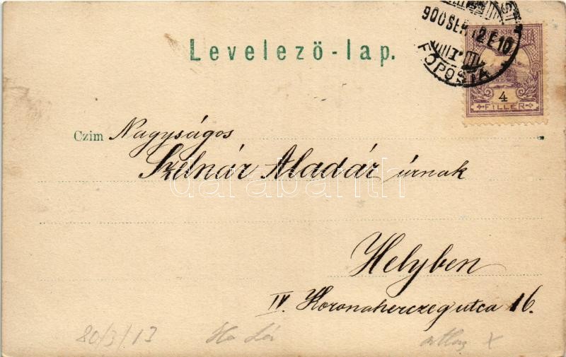 1900 Budapest, Lóverseny / Hungarian horse race. photo - Image 2