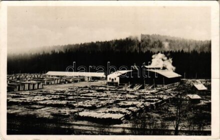 1940 Kommandó, Komandó, Comandau; fűrésztelep. Lichtenstein Henrik kiadása / sawmill (EK)