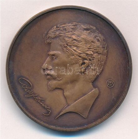 Lapis András (1942-) 1981. '10 éves a Kiskőrösi Csoport / Petőfi szülőháza' bronz emlékérem (42,5mm) T:1- Adamo KK2