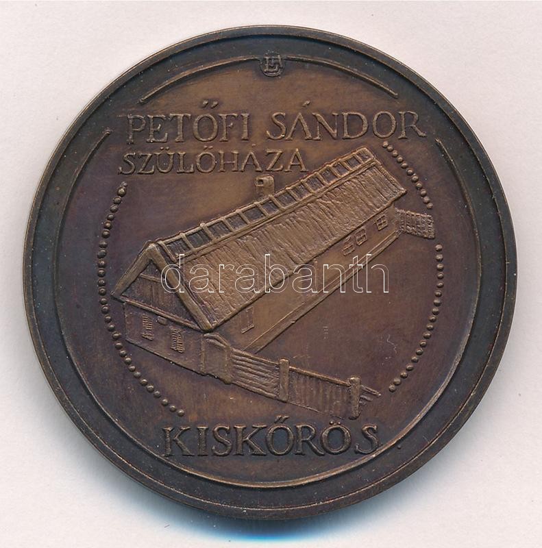 Lapis András (1942-) 1981. '10 éves a Kiskőrösi Csoport / Petőfi szülőháza' bronz emlékérem (42,5mm) T:1- Adamo KK2 - Image 2