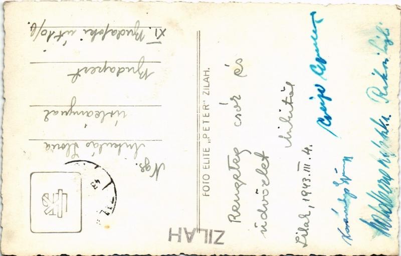 1943 Zilah, Zalau; mozaiklap / multi-view postcard. Foto Elite (Rb) - Image 2