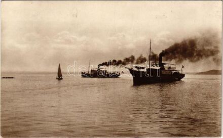 1928 Balaton, Gőzhajók a Balatonon (EK)