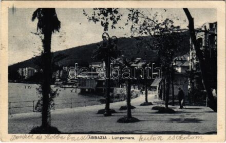 Abbazia, Opatija; Lungomare / promenade (EK)