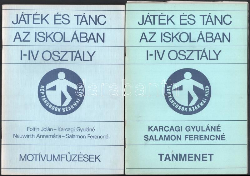 Játék és tánc az iskolában, I-IV. osztály, 3 kötet: Motívumfűzések; Tanmenet; Játékok, játékfűzések. Szerk.: Neuwirth Annamária. (Bp.), 1992, Magyar Művelődési Intézet-Néptáncosok Szakmai Háza. Kiadói papírkötés.