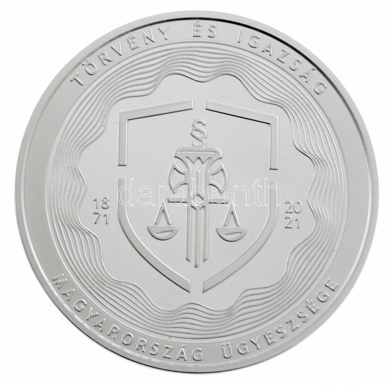 2021. 10.000Ft Ag 'Magyarország Ügyészsége / Az ügyészi szervezet 150 éve az igazságszolgáltatás közreműködője' T:PP - Image 2