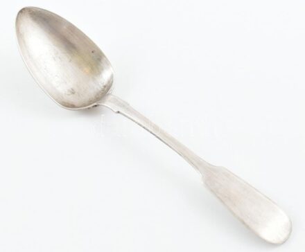 Orosz ezüst(Ag) evőkanál, jelzett, Moszkva, 1885 h: 21 cm, nettó: 71 g / Russian Silver spoon