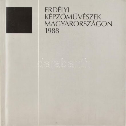 Erdélyi képzőművészek Magyarországon 1988. H.n., 1988, k.n.. Magyar, angol és német nyelven. Fekete-fehér képekkel, többek közt Borgó György Csaba, Elekes Károly, Jovián György műveinek reprodukcióival illusztrált katalógus.