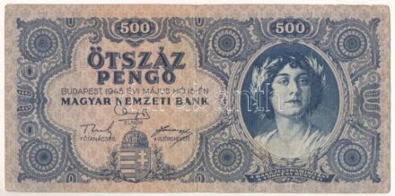 1945. 500P alacsony ' K 261 000149' sorszámmal T:III Adamo P19