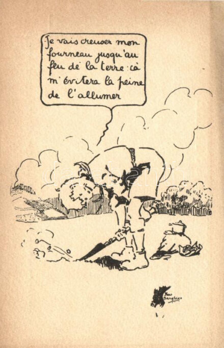 Éclaireurs Unionistes de France / French scouts postcard, Noir Sanglier