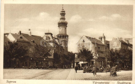 Sopron, Várostorony, Gruber Dávid üzlete