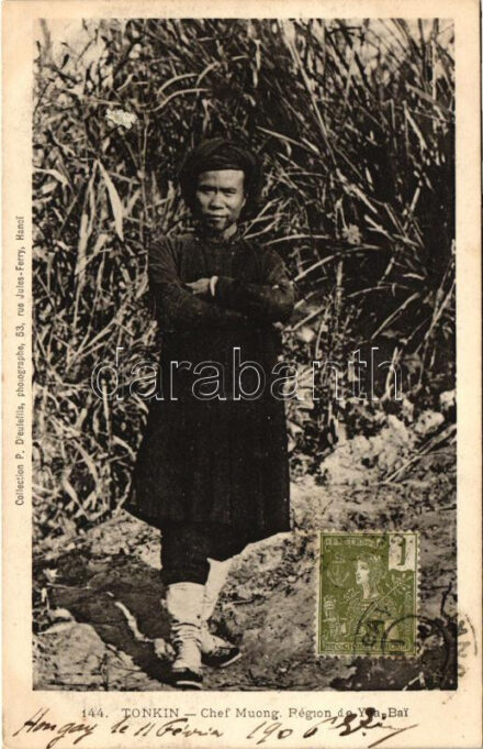 Tonkin; Chef Muong. Région de Yea-Bai