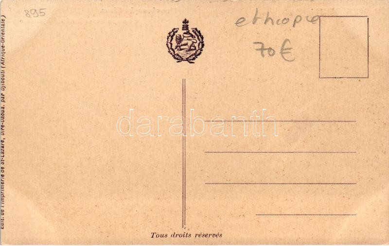 Shewa / Choa province, Groupe de soldats Abyssins / Abyssinian soldiers - Image 2