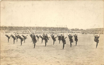 1920 Praha, Prague; Sokolsky slet, Excercise of the Sweden photo