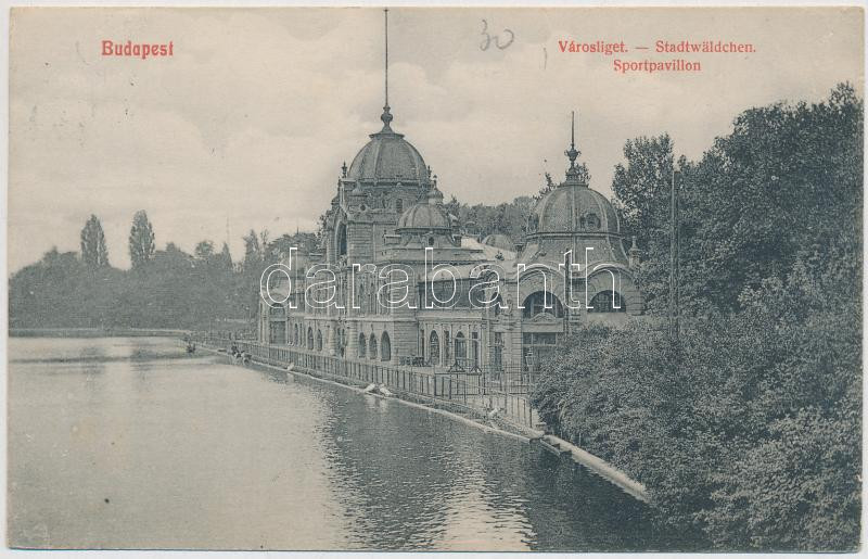 Budapest XIV. Városliget, Sportpavilon