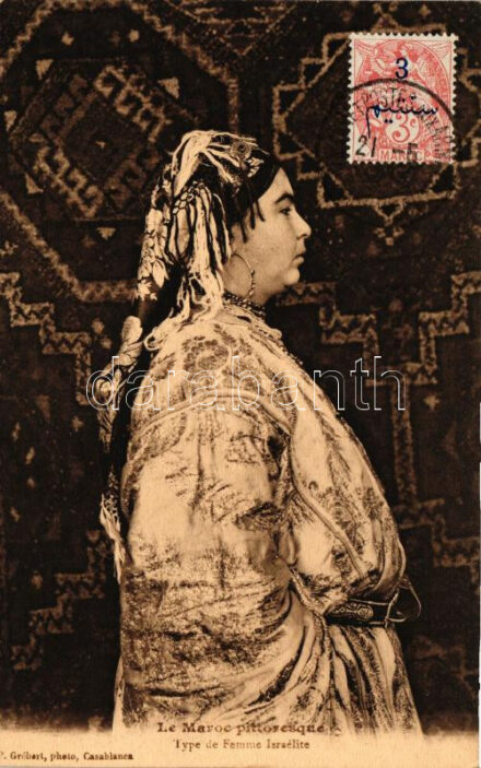 Type de Femme Israelite / jewish woman, Morocco; Judaica