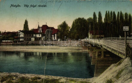 Pöstyén, Piestany; Vág / river (fa)