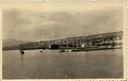 Fiume, Rijeka; port, steamships (EK)