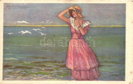 Italian art postcard - Anna & Gasparini, 442-5 s: Mauzan