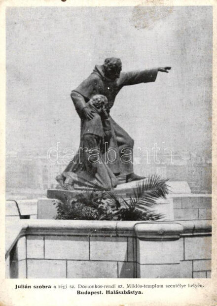 Budapest I. Halászbástya, Julián szobra (EK)