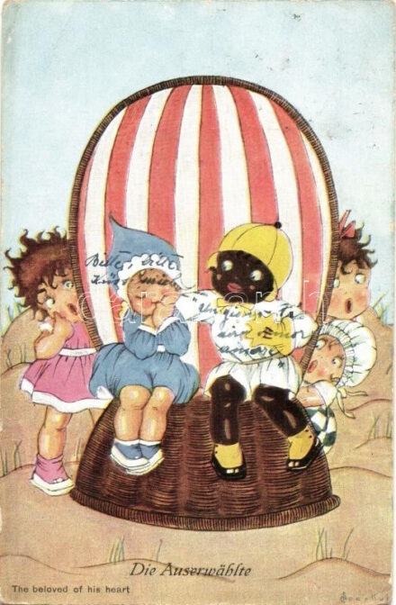 Die Auserwähle / The beloved of his heart, black boy s: Gaspar Kuhl (wet damage)
