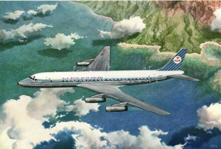 6 db MODERN használatlan motívumlap; külföldi repülőgépek / 6 modern unused motive cards; aeroplanes