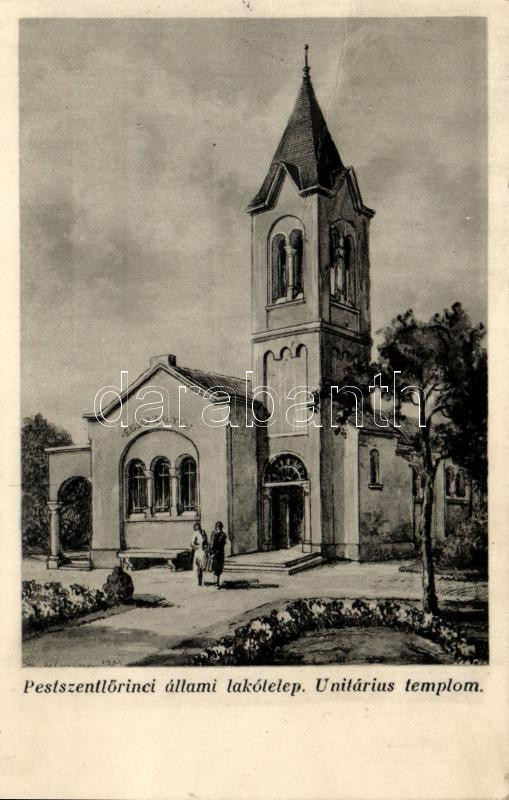 Budapest XVIII. Pestszentlőrinc, Állami lakótelep, Unitárius templom (fa)