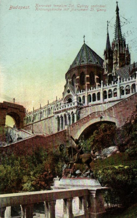 Budapest I. Koronázó templom, Szent György szobor
