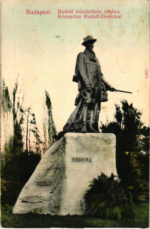 Budapest XIV. Rudolf trónörökös szobra (fl)