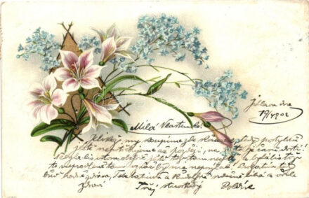 Flowers, litho