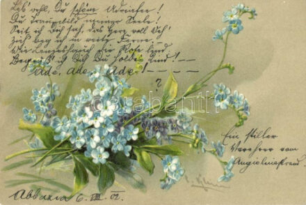 Flowers, Emb. litho