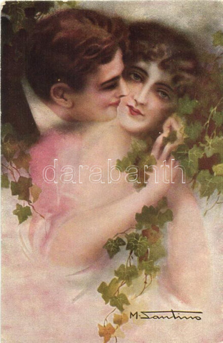 Italian art postcard, lady, W.S.S.B. L'art italien 6787/1. s: M. Santino (EK)