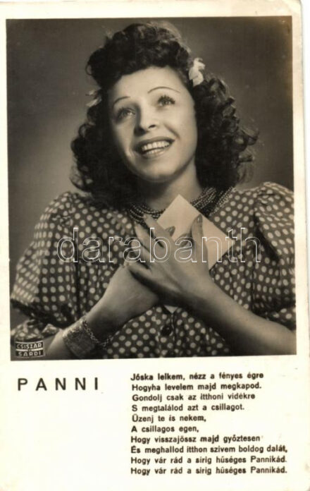 Nagykovácsi Ilona, Panni