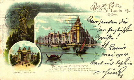 1904 Saint Louis, St. Louis; World's Fair, Palace of Electricity, Entrance to Liberal Arts (fa)