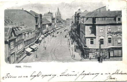 1899 Praha, Prag; Na Prikopy, Graben (fa)