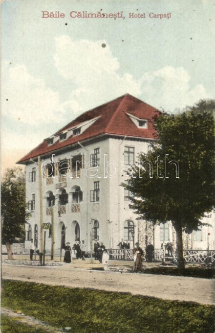 Baile Calimanesti, Hotel Carpati (cut)
