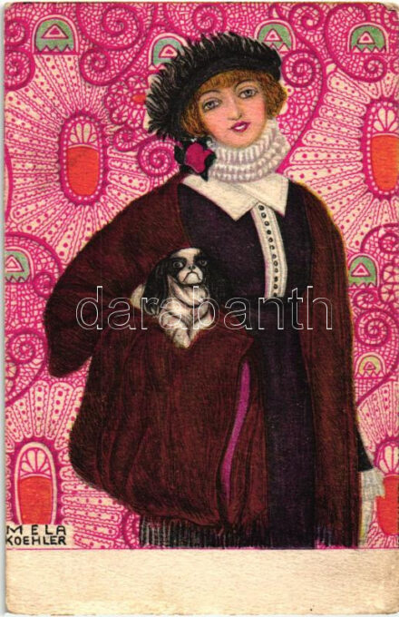 Lady with dog, B.K.W.I. 621-2. s: Mela Koehler (EB)