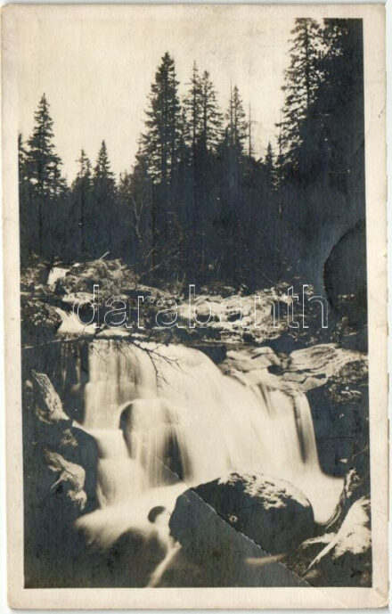 Tátra, Tarpataki vízesés / Kohbacher Wasserfall / waterfall (EB)