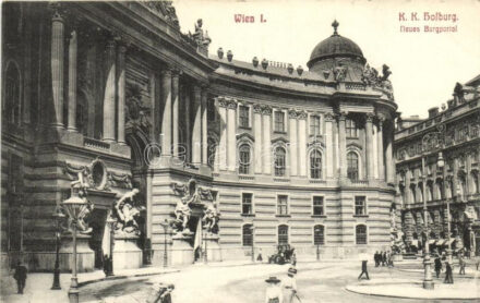 Vienna, Wien I. K.k. Hofburg, Neues Burgportal (fa)