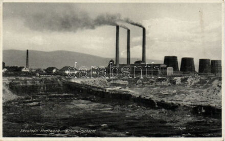 Ervenice, Seestadtl; Kraftwerk und Hedwigschacht / power station (fa)