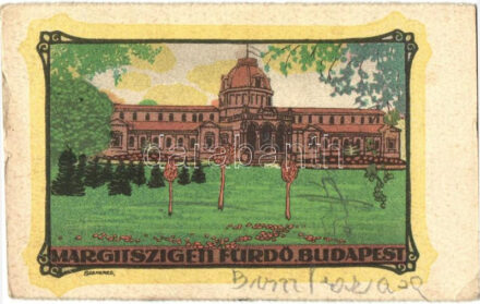 Budapest XIII. Margitszigeti fürdő, A Magyar Földrajzi Intézet kiadása, s: Szekeres (EB)