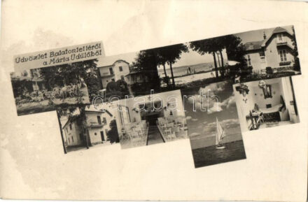 Balatonlelle, Mária üdülő, vitorlás (fa)