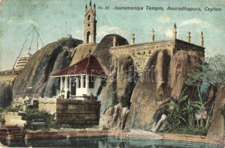 Isurumaniya Temple, Anuradhapura, Ceylon. Sri Lankan folklore. The Colombo Apothecaries Co. Ltd. No. 86. (fa)