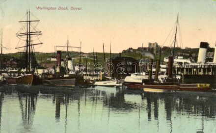 Dover, Wellington Dock, steamships (fa)