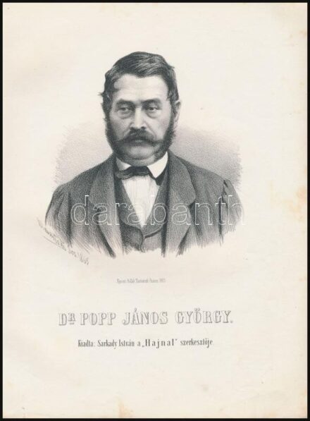 cca 1860 6db magyarosított nevű külföldi politikusokat ábrázoló kőnyomat, litográfia. Marastoni József munkái. Sigl György, Klein Albert Lovag, Holl Albert, Porges Károly, Stache Fridrik, Dr. Popp János György. Lapméretek: 21x27 cm