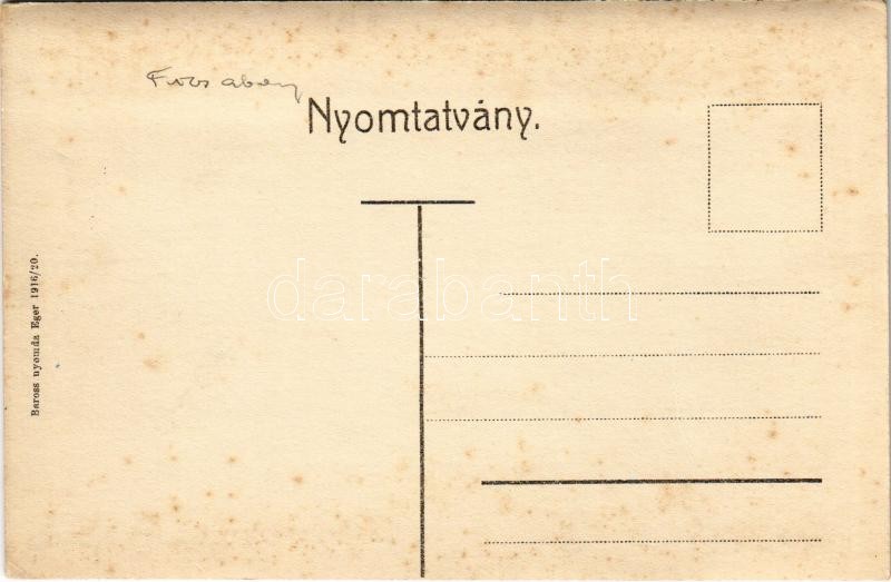 Füzesabony, Vasútállomás, vonat szerelvények, utcakép, üzlet. Baross nyomda (fl) - Image 2