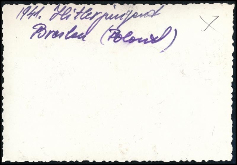 1941 Breslau Hitlerjugend ételt oszt / Breslau HIhtlerjugend kitchen. 12x9 cm - Image 2