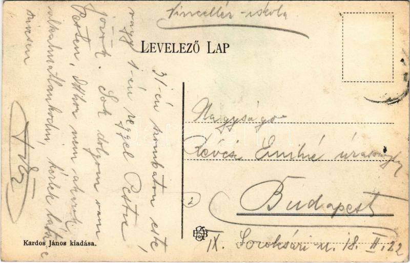 Tarcal, Királyi udvar, Városháza. Kiadja Kardos János (EK) - Image 2