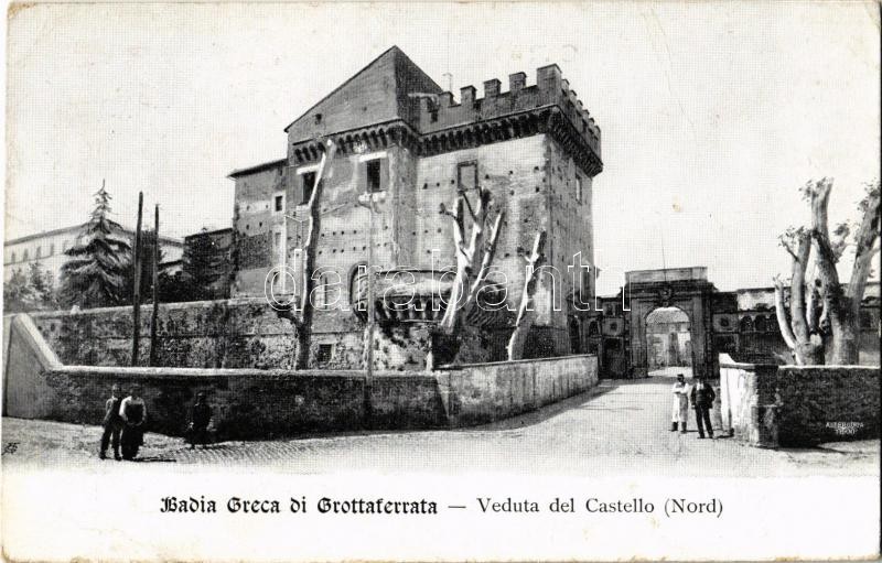 Grottaferrata, Badia Greca, Veduta del Castello / abbey, castle (fa)