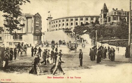 San Sebastian, A los Toros / street, bullring (gluemark)