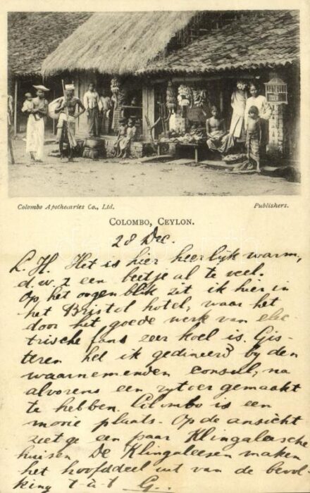 1900 Colombo, natives, folklore